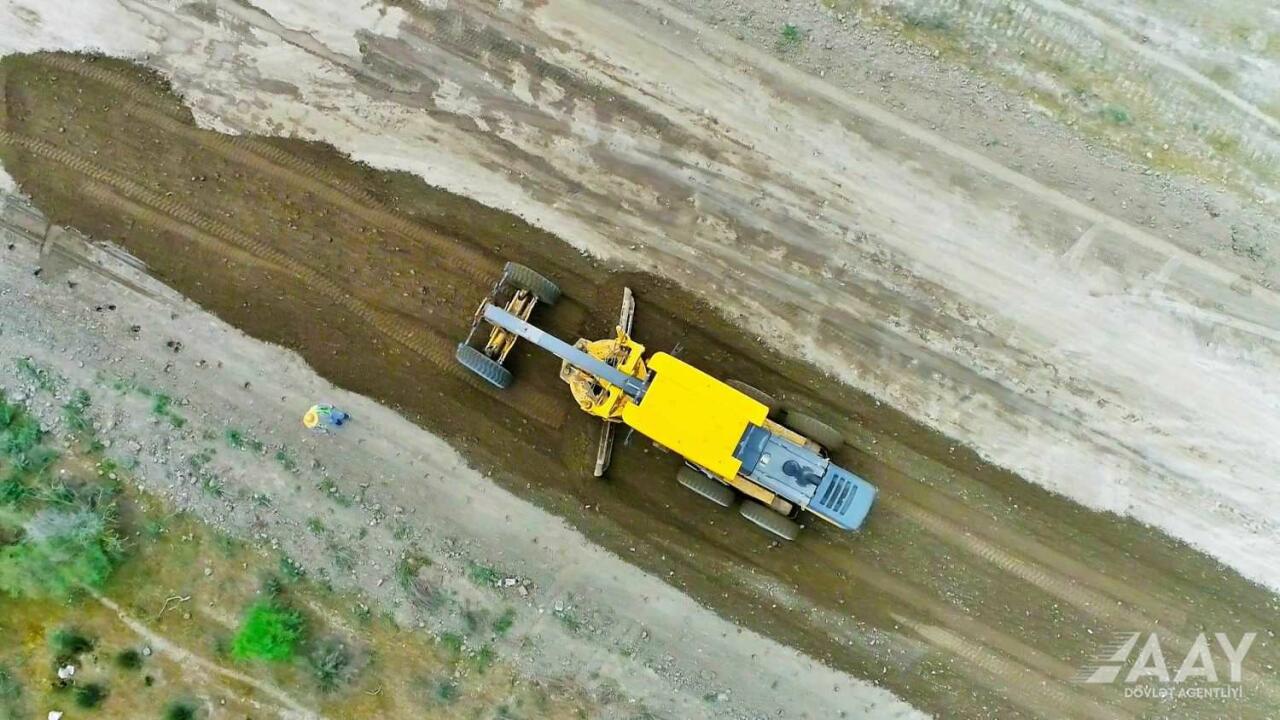 Реконструируется дорога, охватывающая три населенных пункта Нефтчалы