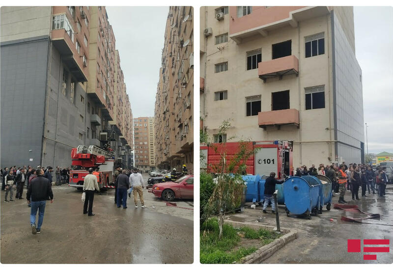 Пожар в жилом доме в Масазыре