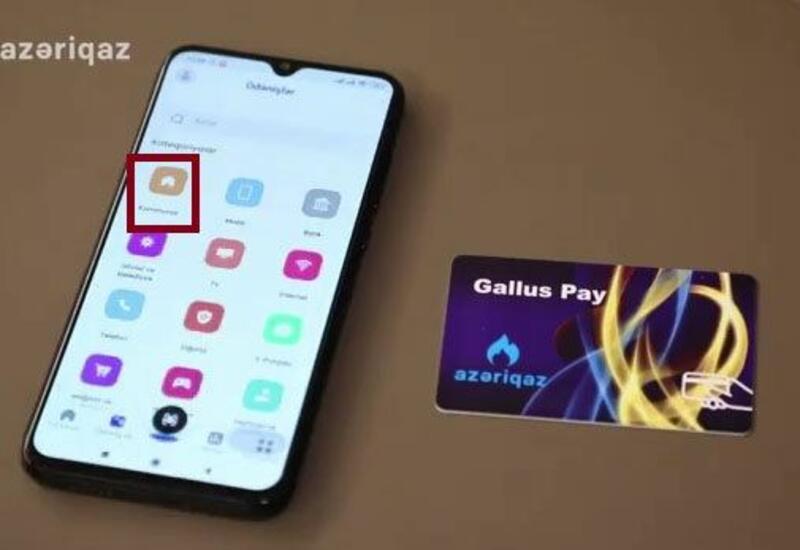 NFC ilə qaz kartına necə pul yükləmək olar?
