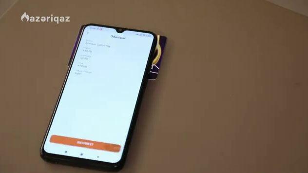 NFC ilə qaz kartına necə pul yükləmək olar?