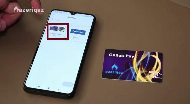 NFC ilə qaz kartına necə pul yükləmək olar?