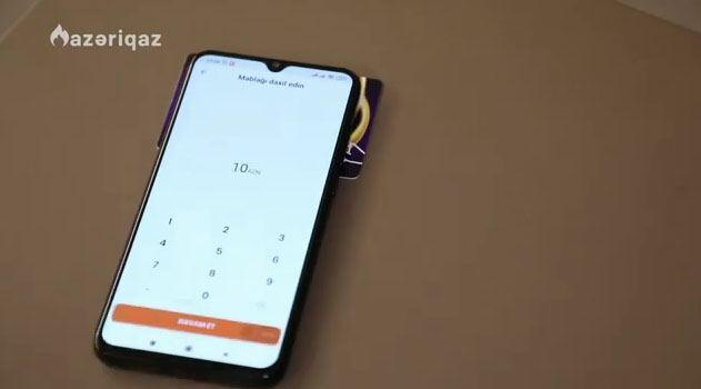 NFC ilə qaz kartına necə pul yükləmək olar?