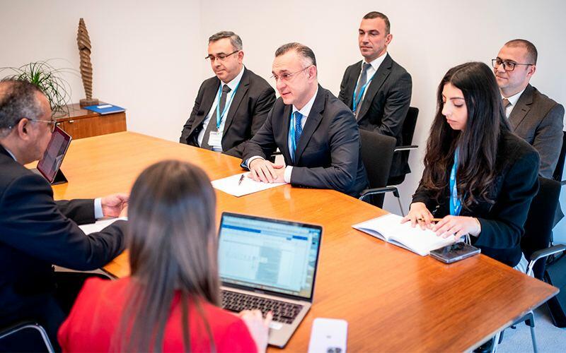 Теймур Мусаев встретился с гендиректором ВОЗ