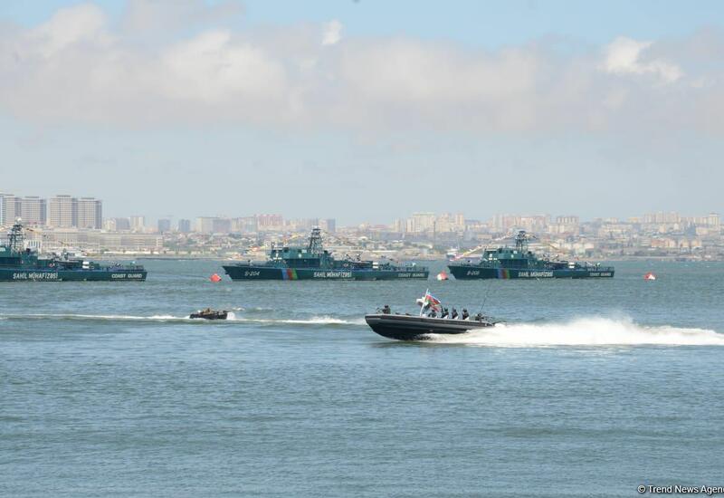 Специализированные войска ВМС Азербайджана выполнили различные маневры в рамках фестиваля TEKNOFEST