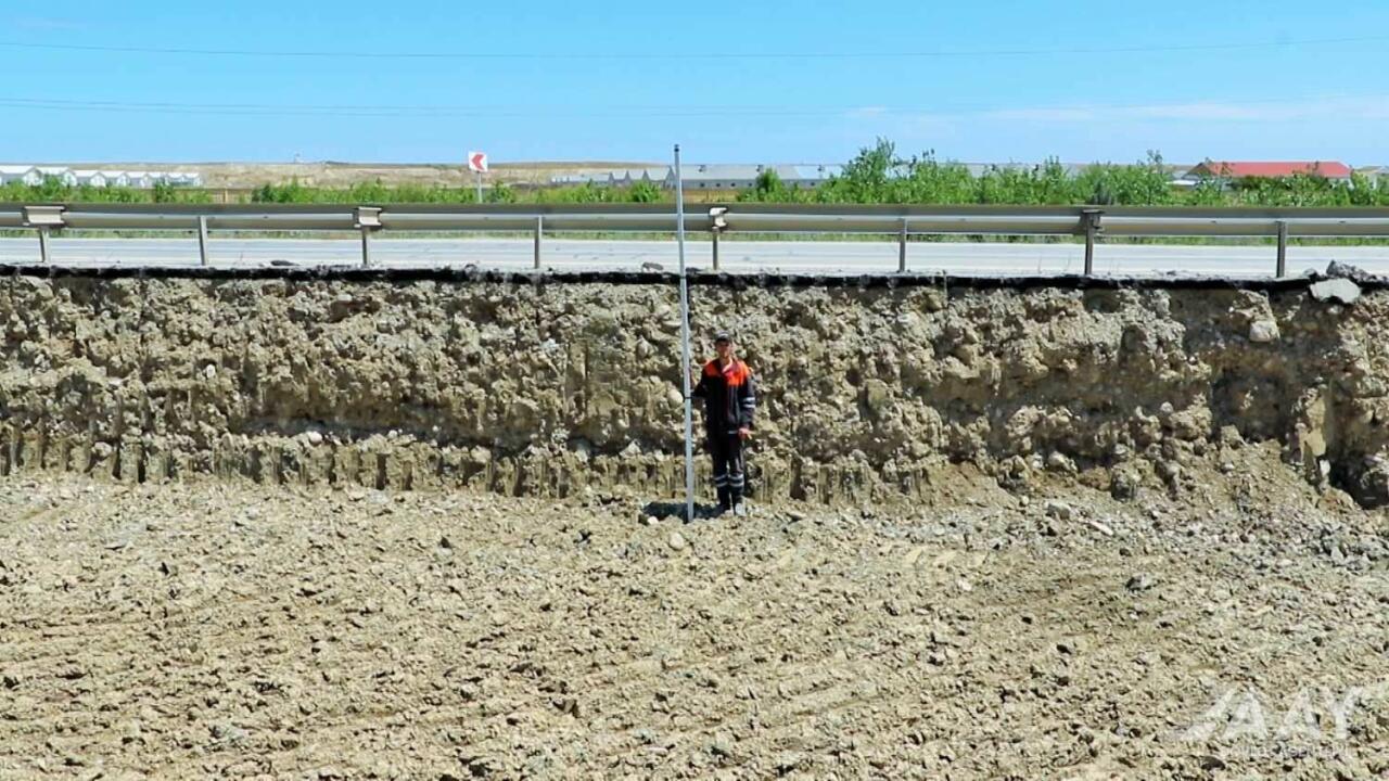 Продолжается капремонт автодороги Баку-Губа-госграница с РФ