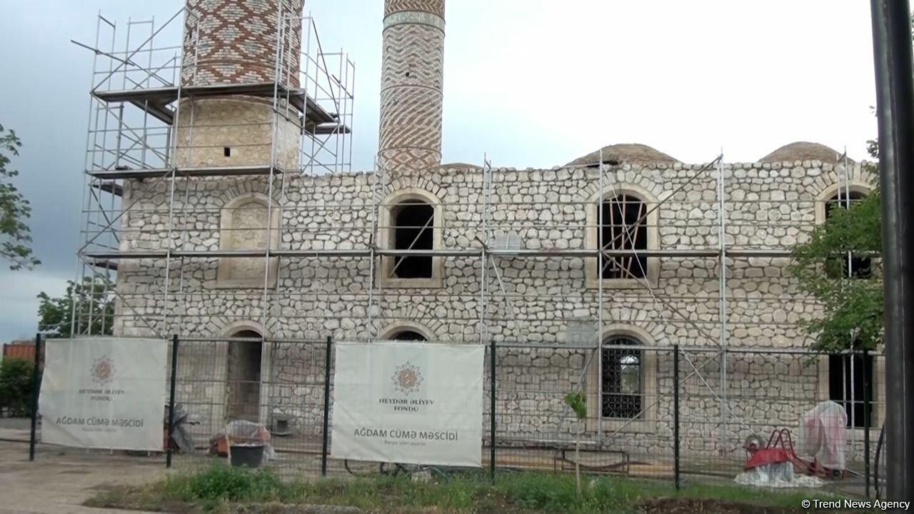 В агдамской Джума-мечети начались ремонтно-восстановительные работы
