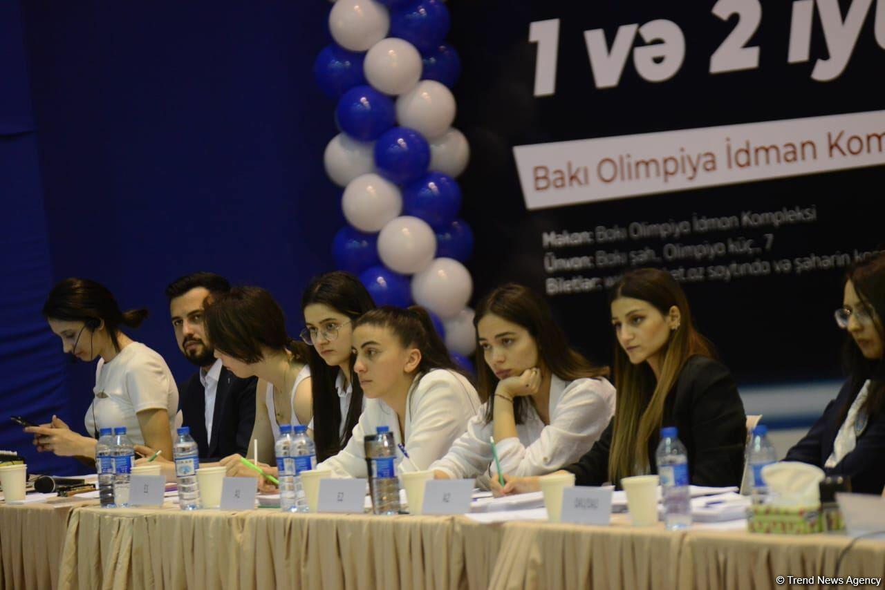 Bədii gimnastika üzrə "Ocaq Sport" klubunun açıq birinciliyinin ikinci günü start götürüb