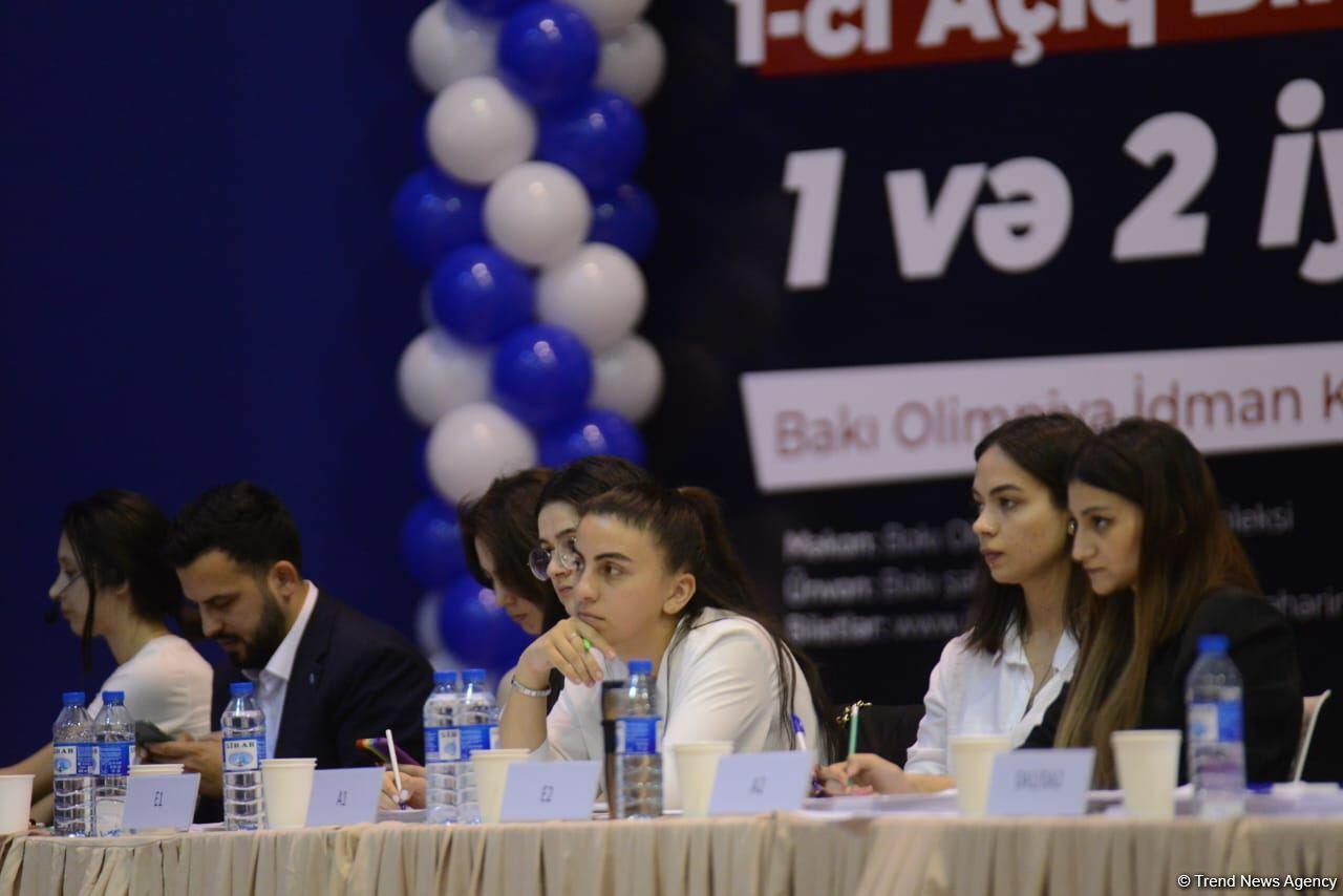 Bədii gimnastika üzrə "Ocaq Sport" klubunun açıq birinciliyinin ikinci günü start götürüb