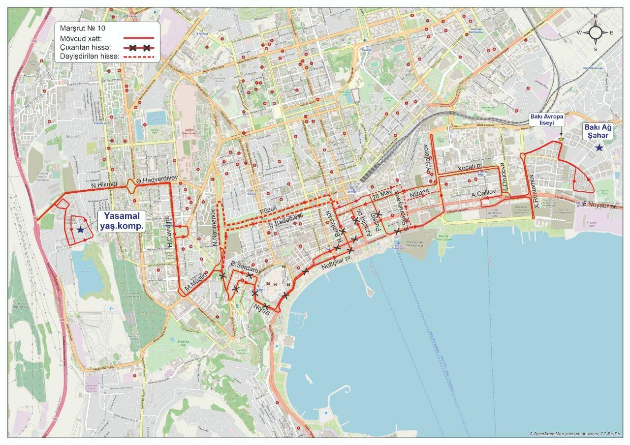 Formulaya görə bu avtobusların hərəkət sxemi