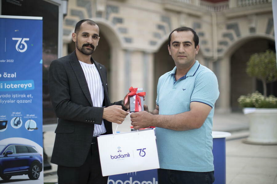 “Badamlı 75 il”: stimullaşdırıcı tirajlı lotereya kampaniyası - 1-ci mərhələ, 1-ci tiraj