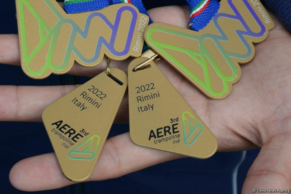 Азербайджанские гимнасты привезли в Баку из Италии медали Чемпионата Европы