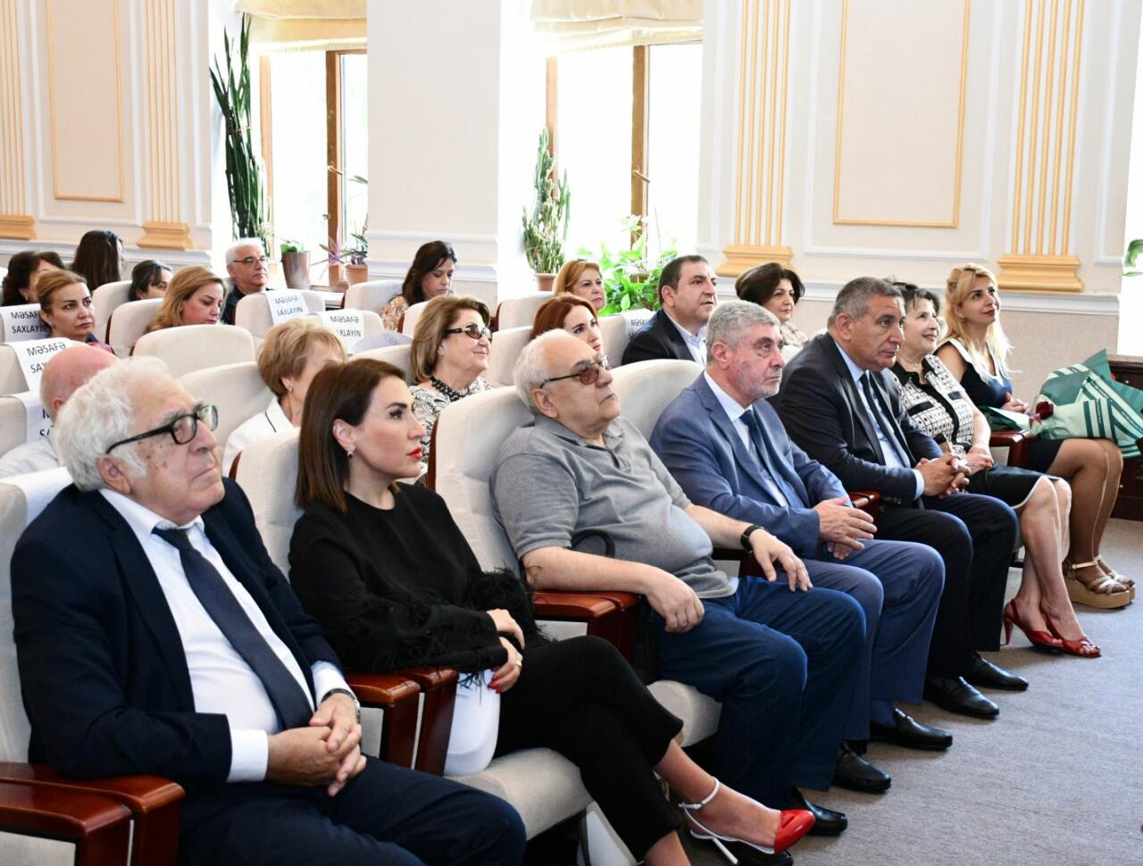 В Баку отметили юбилей Земфиры Сафаровой