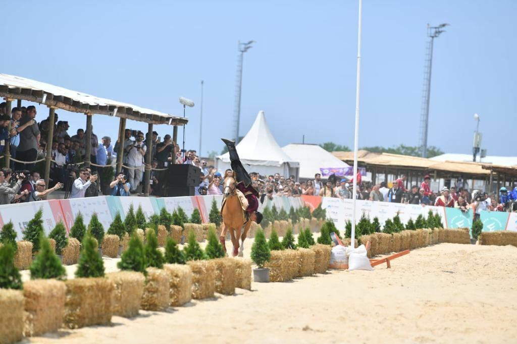 Qarabağ atları V Etnospor Mədəniyyət Festivalında