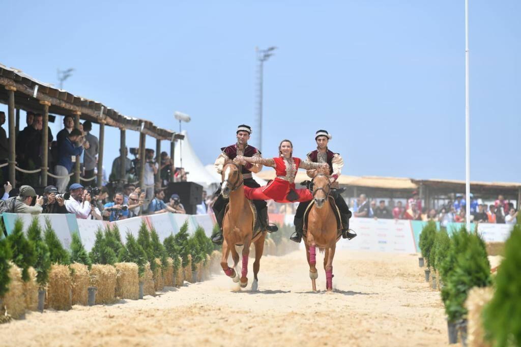 Qarabağ atları V Etnospor Mədəniyyət Festivalında