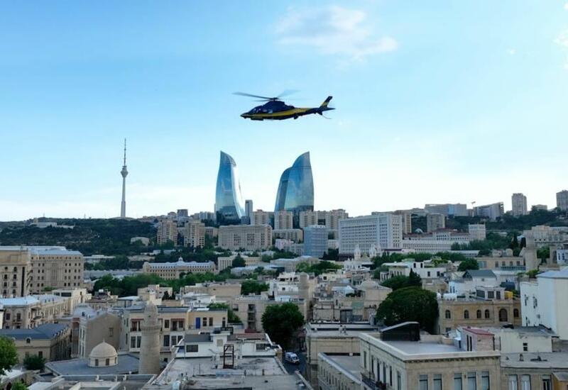 Спецоборудованный вертолет ASG HelicopterServices впервые провел съемки Формулы-1