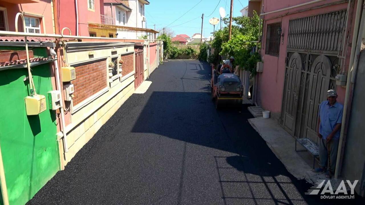В Баладжары ремонтируют улицу