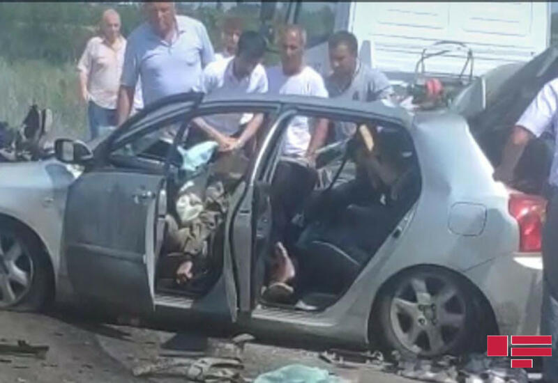 Тяжелое ДТП в Кюрдамире,