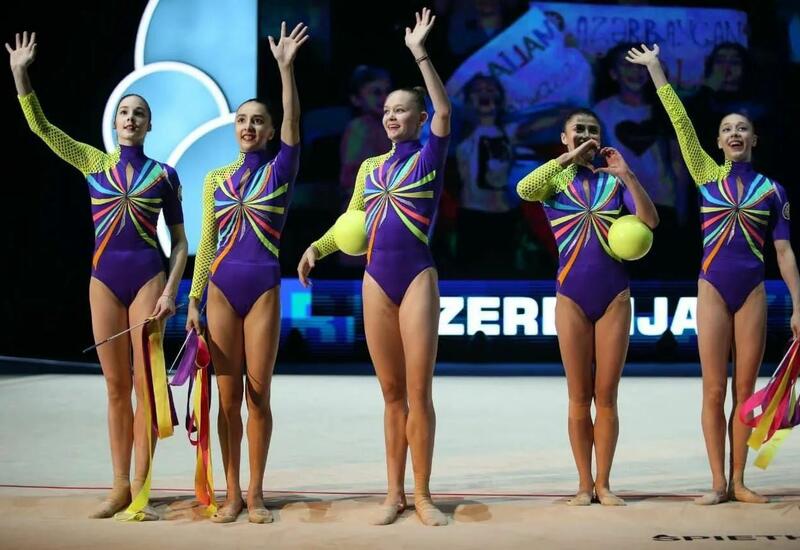 Еще одна медаль команды Азербайджана на Чемпионате Европы по художественной гимнастике в Израиле