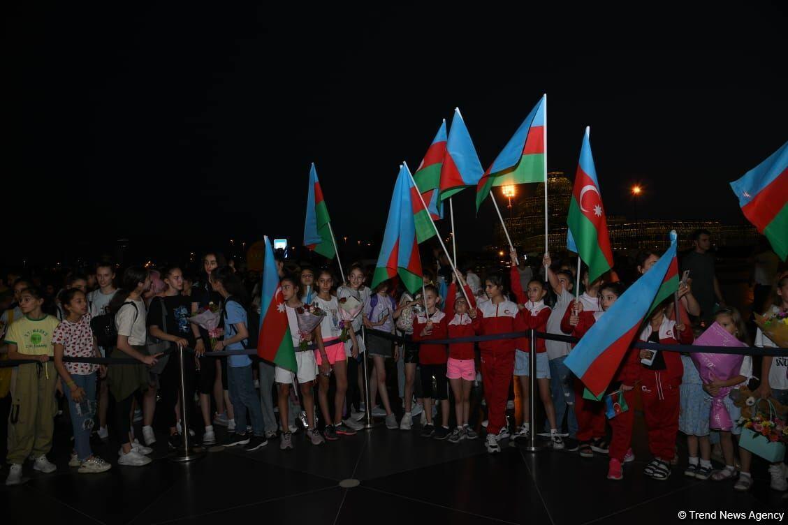 Азербайджанские гимнастки вернулись с Чемпионата Европы в Израиле с четырьмя медалями