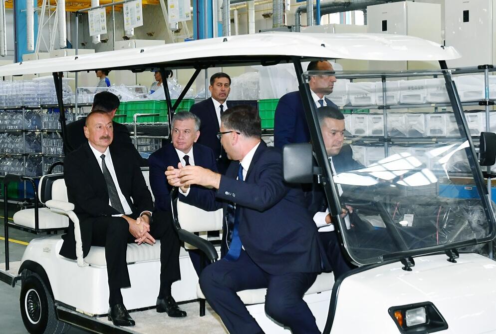 Prezidentlər İlham Əliyev və Şavkat Mirziyoyev Daşkənddə “TEXNOPARK” MMC-nin fəaliyyəti ilə tanış olublar