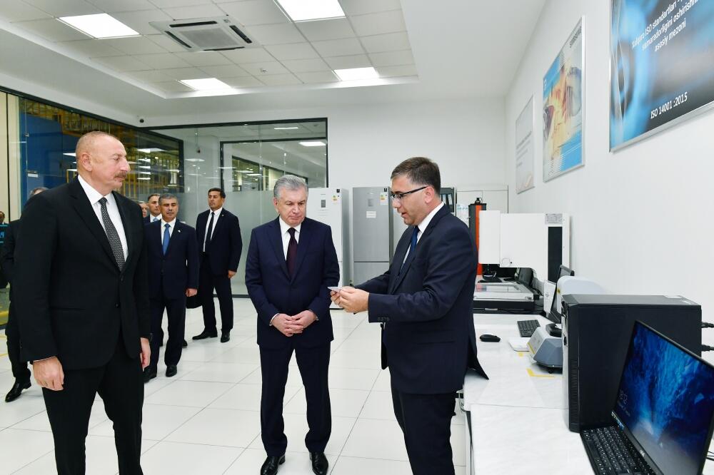 Prezidentlər İlham Əliyev və Şavkat Mirziyoyev Daşkənddə “TEXNOPARK” MMC-nin fəaliyyəti ilə tanış olublar
