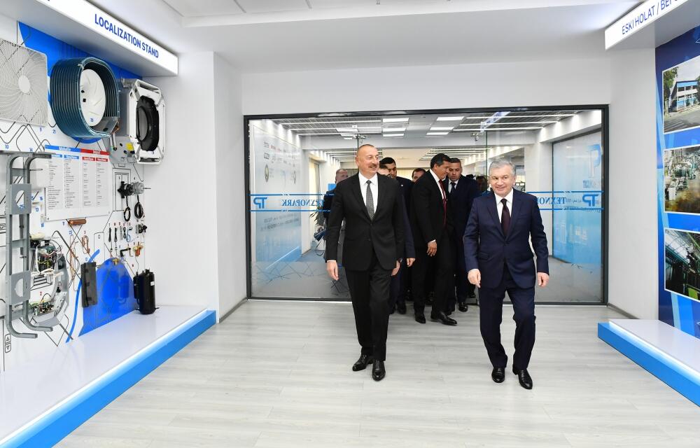 Prezidentlər İlham Əliyev və Şavkat Mirziyoyev Daşkənddə “TEXNOPARK” MMC-nin fəaliyyəti ilə tanış olublar