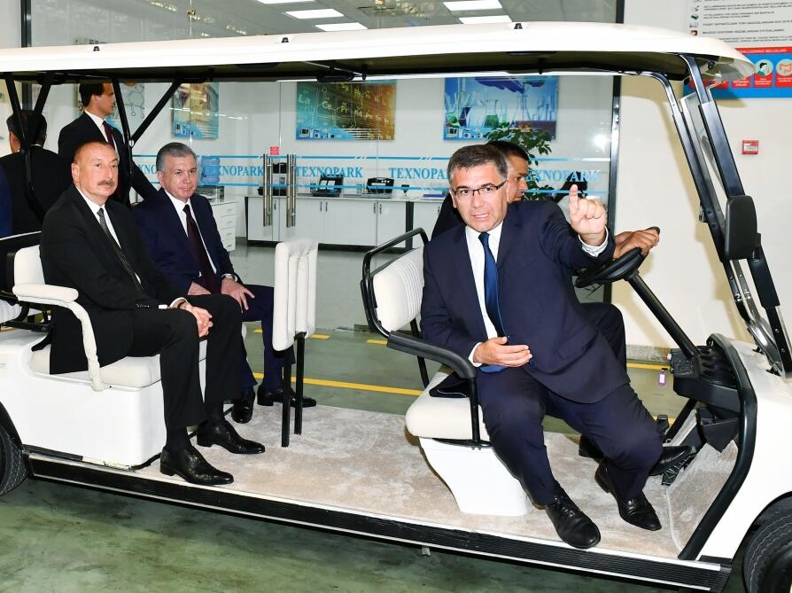 Prezidentlər İlham Əliyev və Şavkat Mirziyoyev Daşkənddə “TEXNOPARK” MMC-nin fəaliyyəti ilə tanış olublar