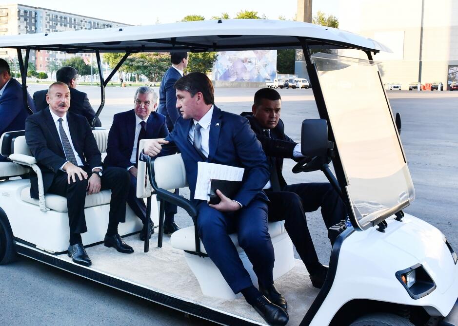 Prezidentlər İlham Əliyev və Şavkat Mirziyoyev Daşkənddə “TEXNOPARK” MMC-nin fəaliyyəti ilə tanış olublar