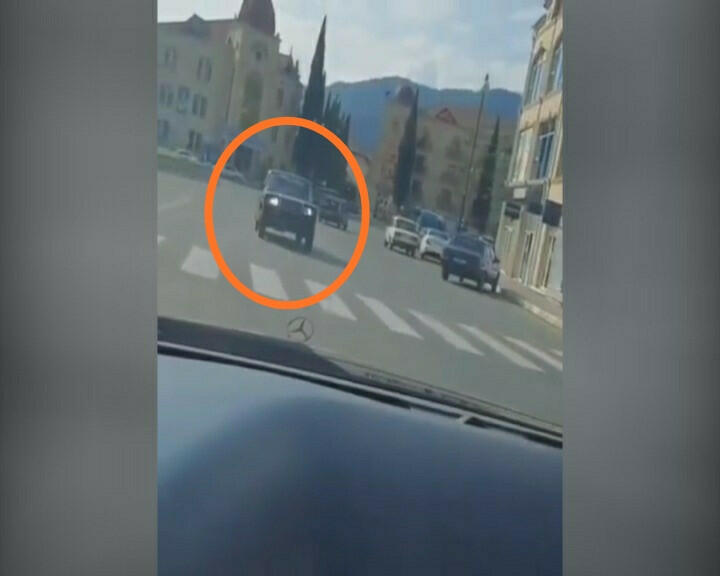 В Загатале арестован автохулиган