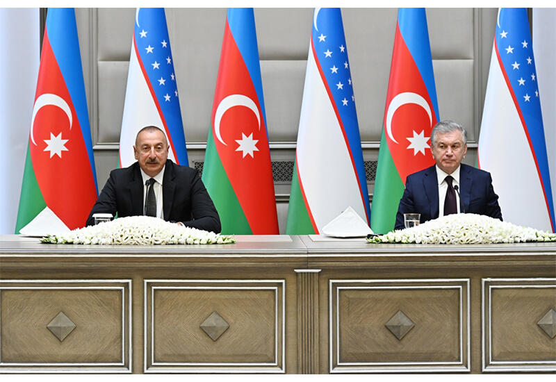Президент Ильхам Алиев: В своей деятельности я всегда уделяю особое внимание нашим двусторонним отношениям с Узбекистаном