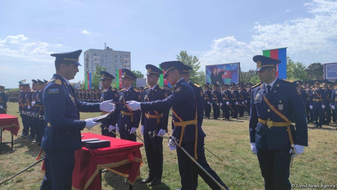 В Военном институте имени Гейдара Алиева состоялась церемония выпуска
