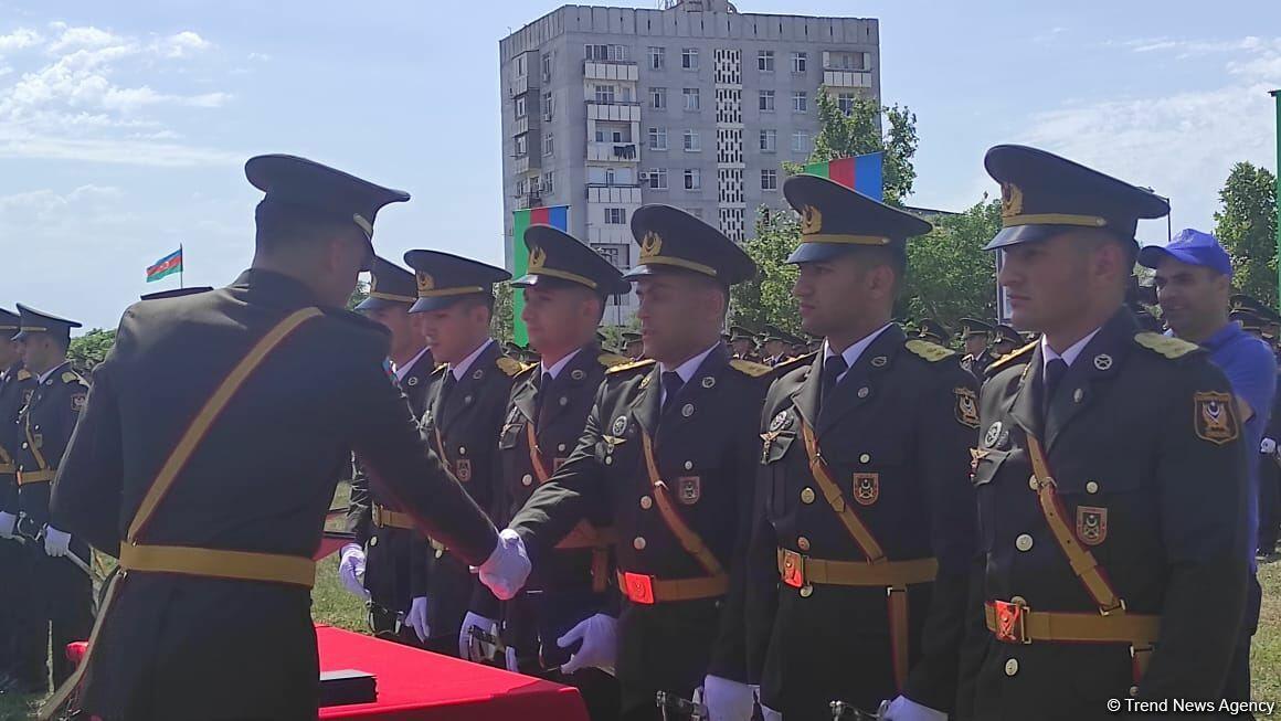 В Военном институте имени Гейдара Алиева состоялась церемония выпуска