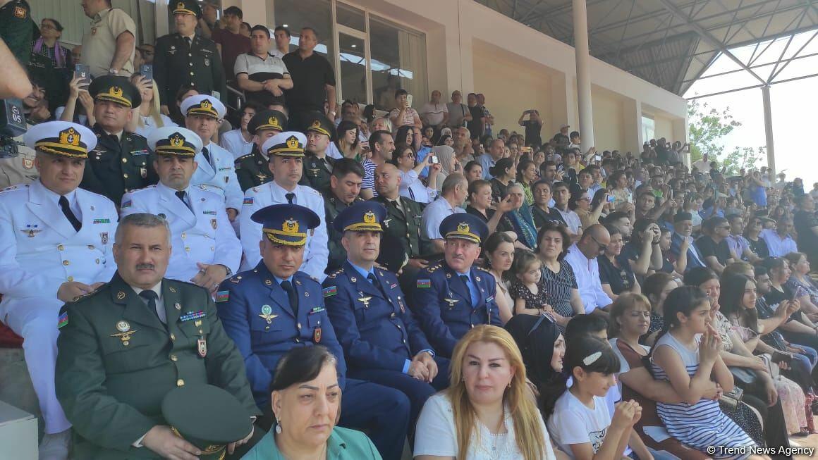 В Военном институте имени Гейдара Алиева состоялась церемония выпуска