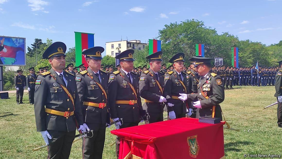 В Военном институте имени Гейдара Алиева состоялась церемония выпуска