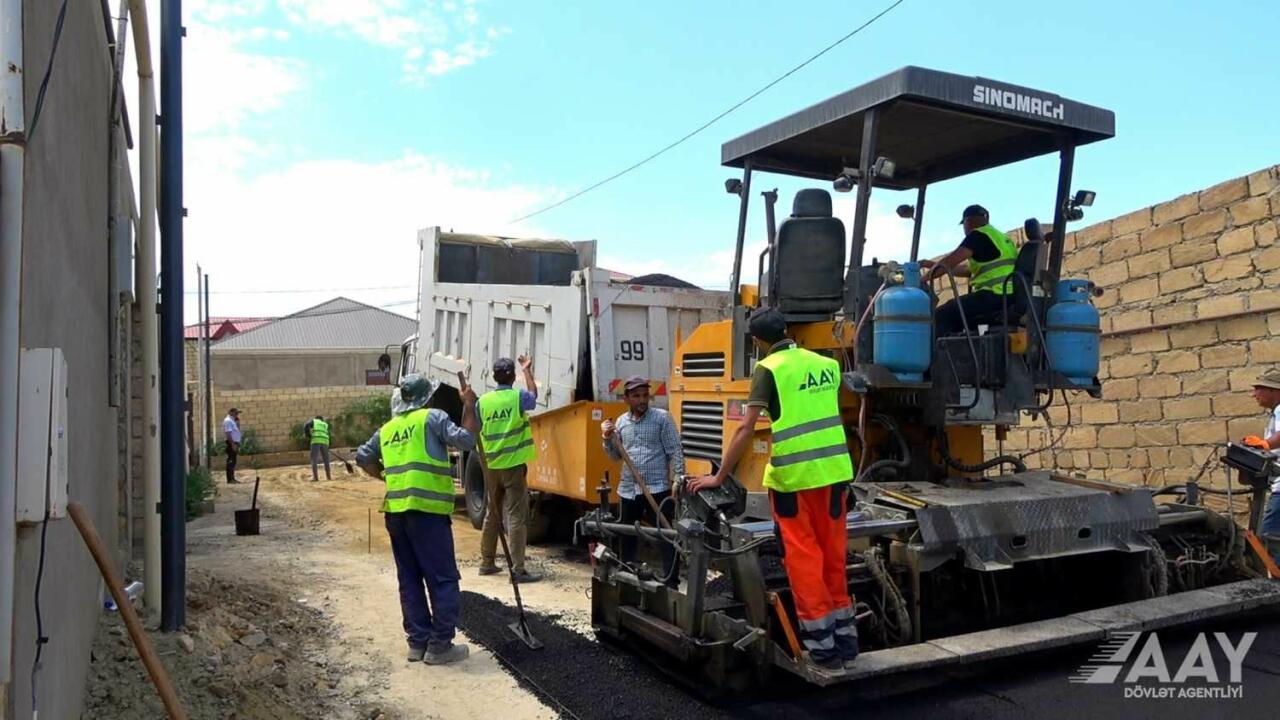 В Локбатане ремонтируют две дороги