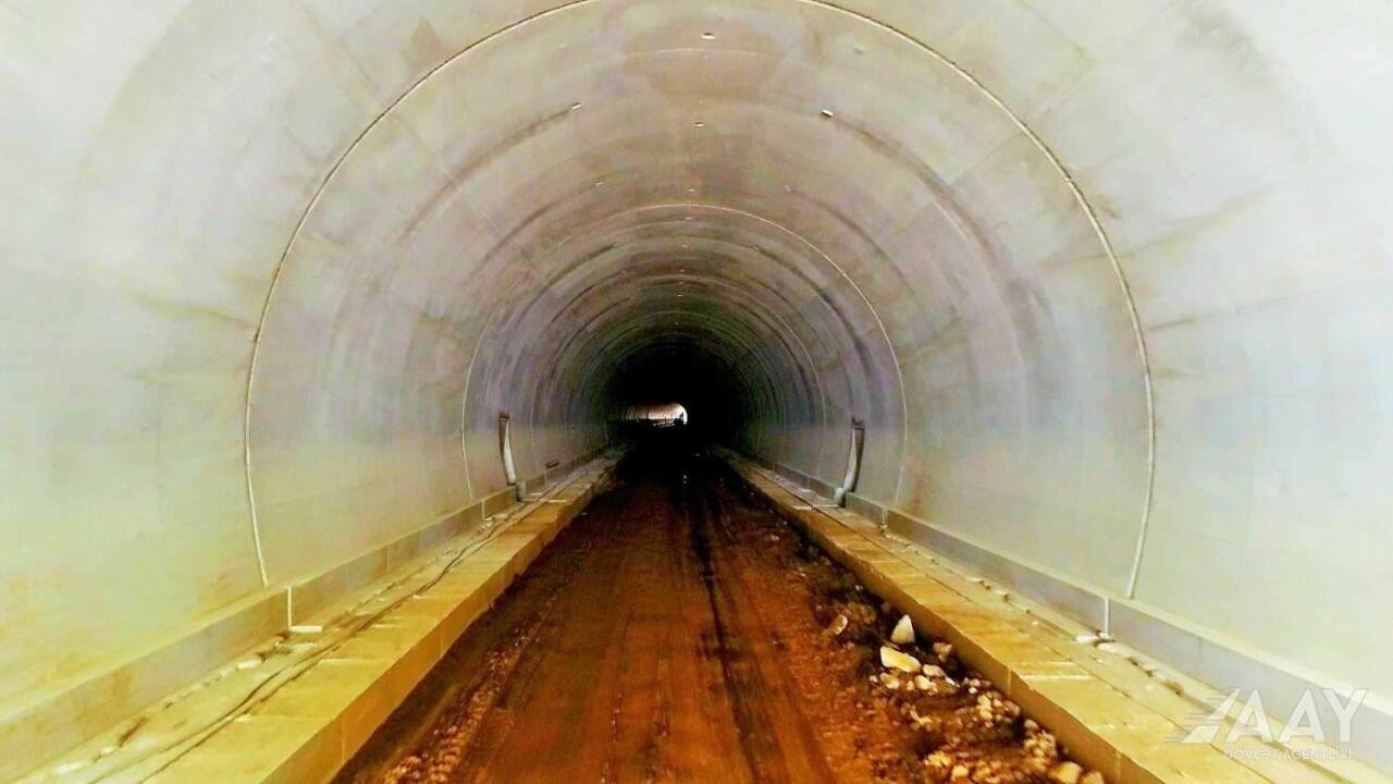Так выглядит строительство новой дороги в Шушу