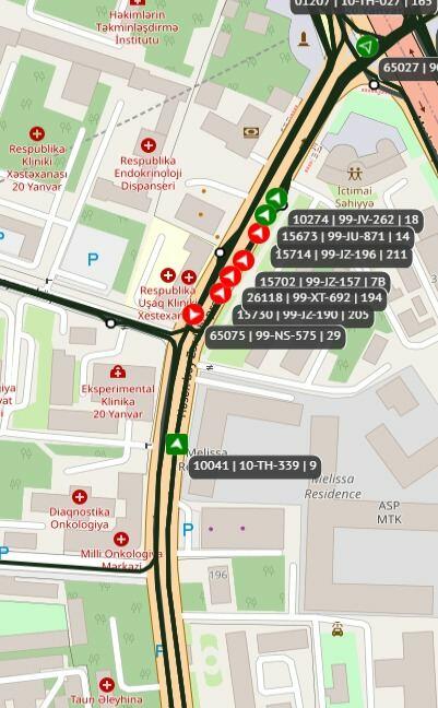 В Баку около 40 автобусов курсируют с задержками
