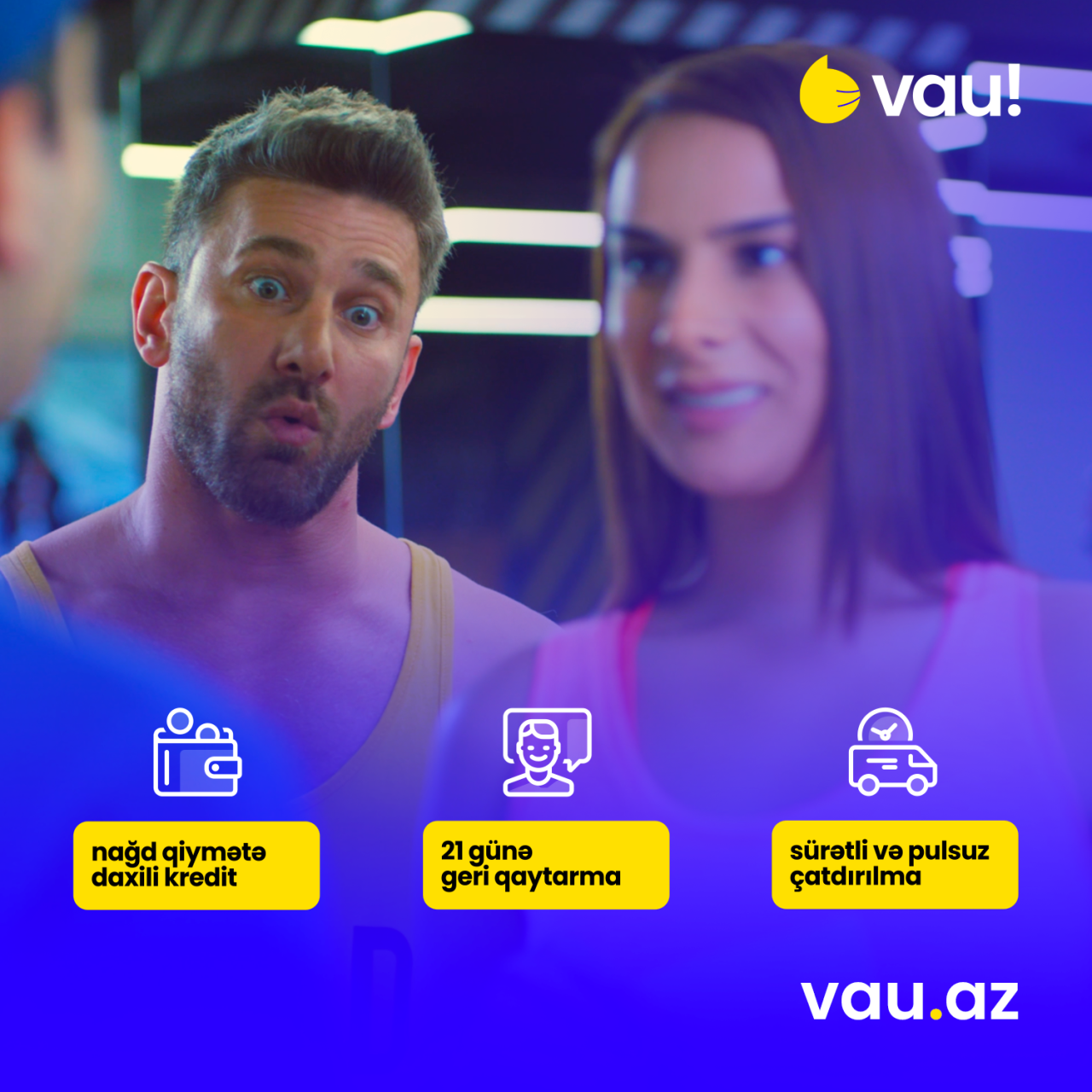 Nağd Qiymətə Daxili Kreditlə Elektronik məhsulları Vau.az-da!