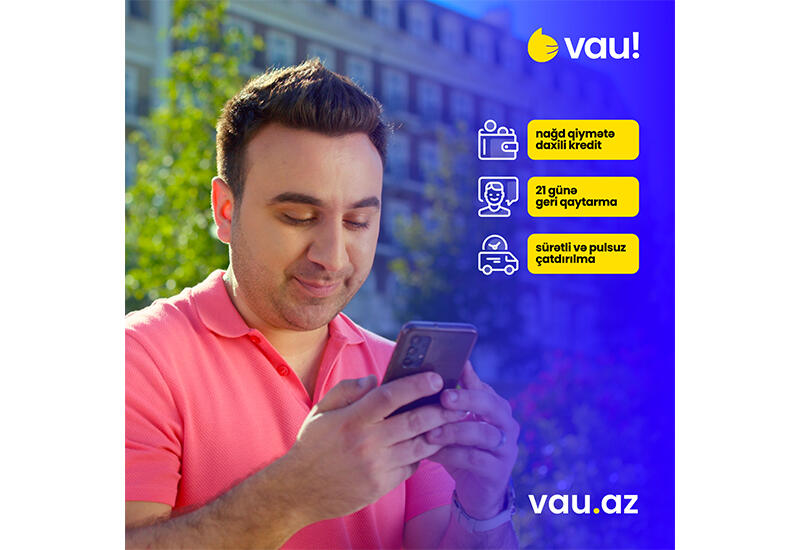 Nağd Qiymətə Daxili Kreditlə Elektronik məhsulları Vau.az-da!