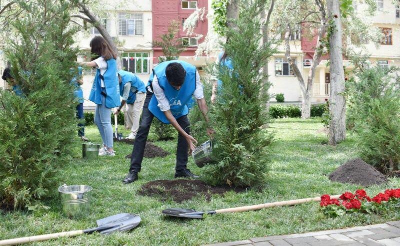 Yasamal rayonunda daha bir həyət təmir edilib