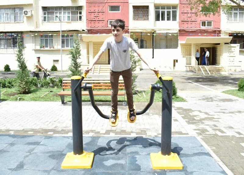 Yasamal rayonunda daha bir həyət təmir edilib