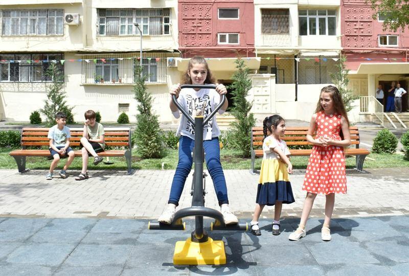 Yasamal rayonunda daha bir həyət təmir edilib