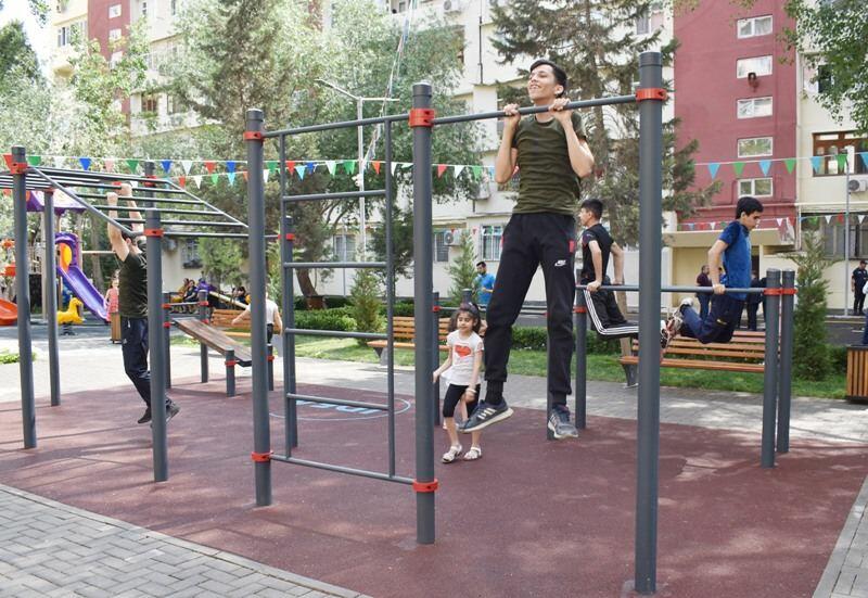 Yasamal rayonunda daha bir həyət təmir edilib