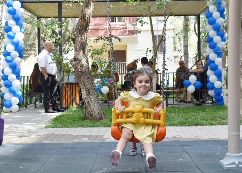 Yasamal rayonunda daha bir həyət təmir edilib