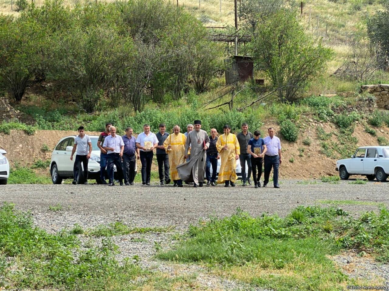 Представители албано-удинской христианской общины совершили поездку в Суговушан