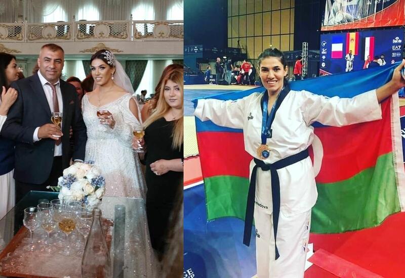 В Баку состоялась свадьба трехкратной чемпионки мира