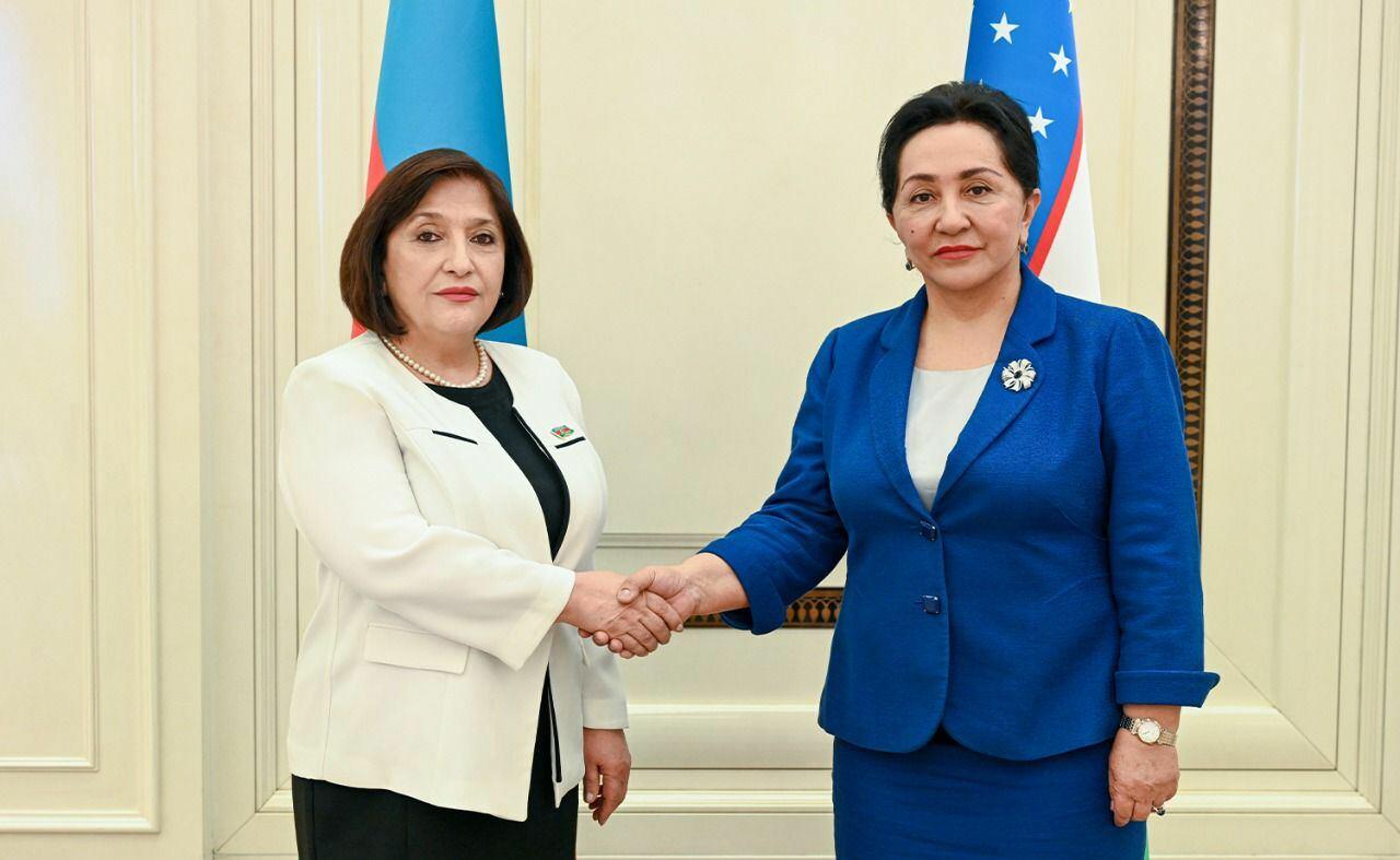 Sahibə Qafarova Özbəkistan Ali Məclisi Senatının sədri ilə görüşüb