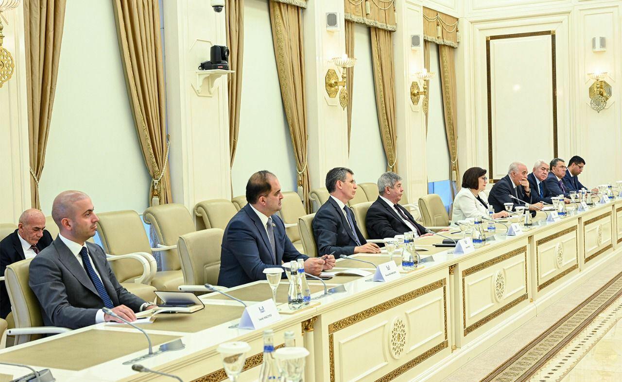 Sahibə Qafarova Özbəkistan Ali Məclisi Senatının sədri ilə görüşüb