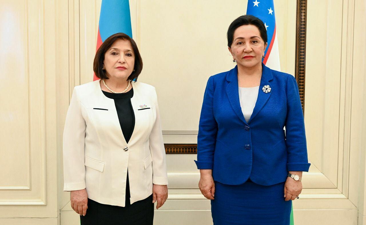 Sahibə Qafarova Özbəkistan Ali Məclisi Senatının sədri ilə görüşüb
