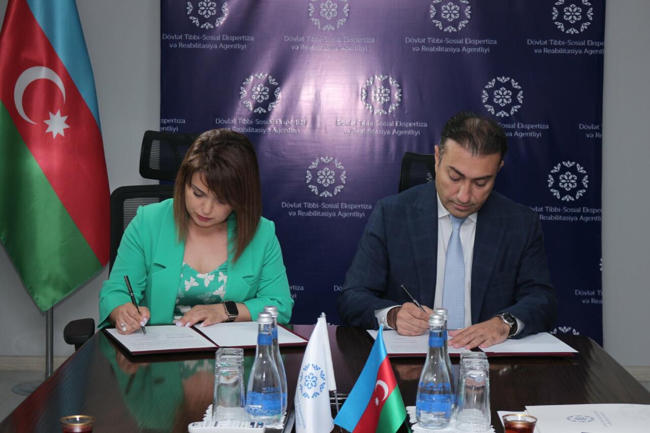 Dövlət Tibbi-Sosial Ekspertiza və Reabilitasiya Agentliyi ilə "Aesthetic & Welness World Academy" arasında memorandum imzalandı